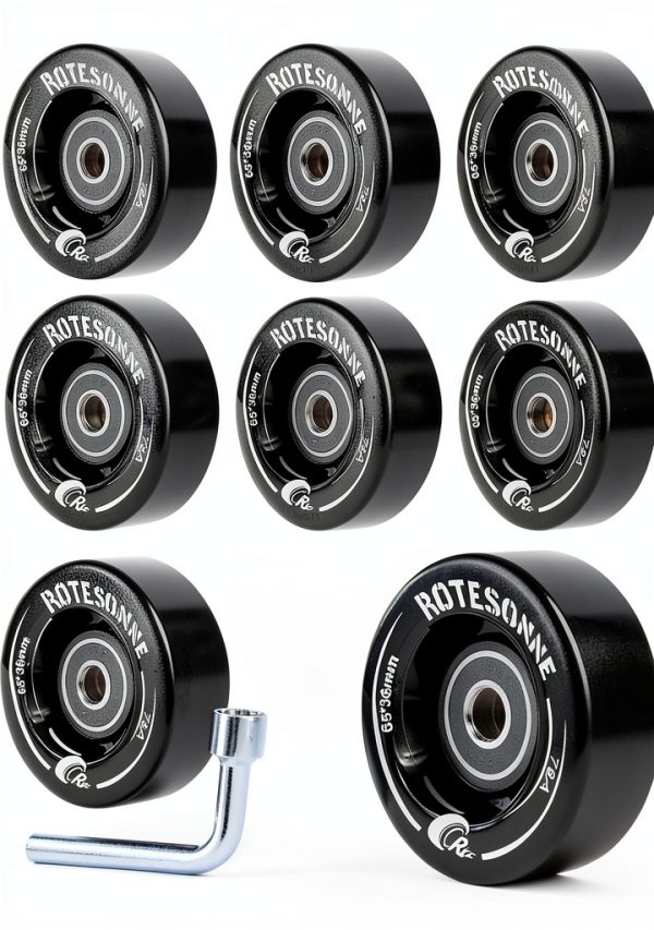 Roller Skate Wheels 65mm ROTESONNE 78A Hardness-0