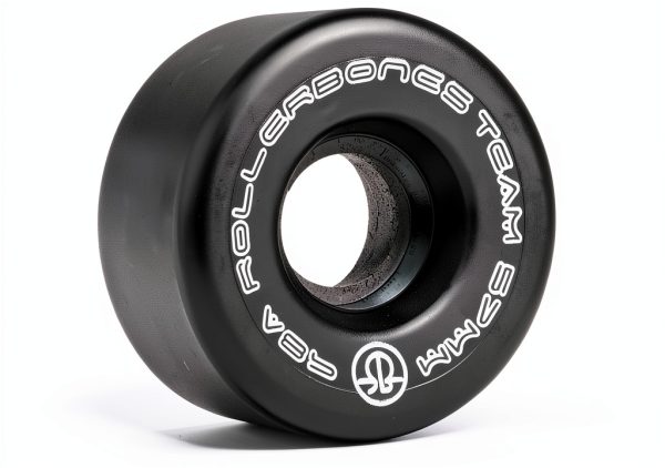 Rollerbones Team Logo 57mm 98A Black Wheels-0