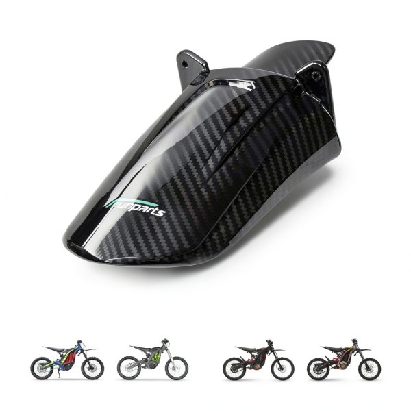 Sur Ron X Rear Cushion Fender Funparts Carbon Fiber-1