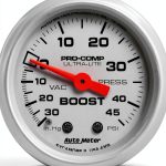 Auto Meter Turbo Boost Gauge Mechanical 1/8 NPT-0