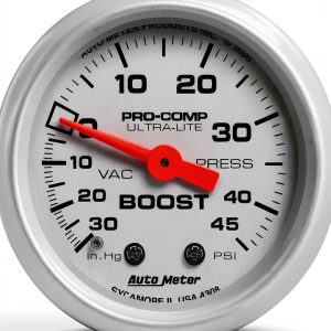 Auto Meter Turbo Boost Gauge Mechanical 1/8 NPT-0