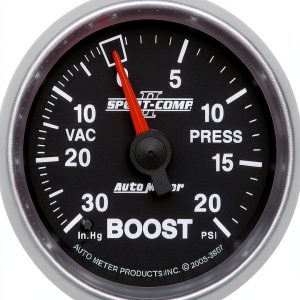 Auto Meter 3607 Mechanical Boost Gauge Plastic-0