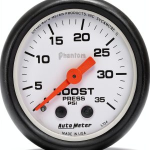 Auto Meter 5704 Mechanical Boost Gauge with Incandescent Dial Kit-0