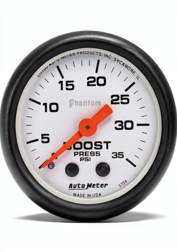 Auto Meter 5704 Mechanical Boost Gauge with Incandescent Dial Kit-0