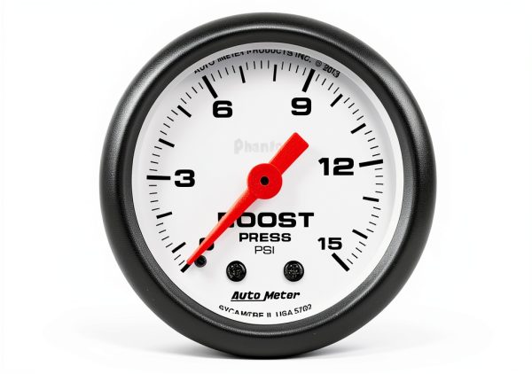 Turbocharger Boost Gauge Auto Meter 5702 Mechanical Plastic NPT-1