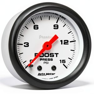 Turbocharger Boost Gauge Auto Meter 5702 Mechanical Plastic NPT-0
