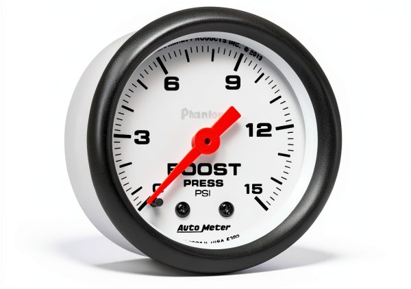 Turbocharger Boost Gauge Auto Meter 5702 Mechanical Plastic NPT-0