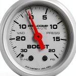 Turbo Boost Gauge Auto Meter 4301 Ultra‑Lite Mechanical – Plastic-0