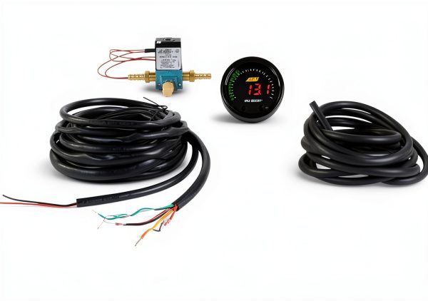 Turbo Boost Gauge AEM Universal Kit with Dual Settings and LED Display-1