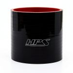 HPS HTSC-175-BLK Silicone High Temperature 4-Ply Reinforced Straight Coupler Hose, 100 PSI Maximum Pressure, 3" Length, 1.75" ID, Black-0