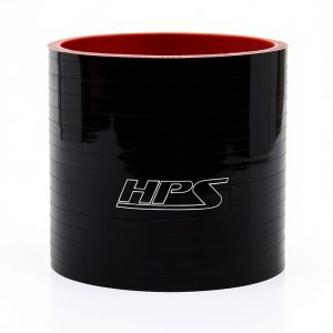 HPS HTSC-175-BLK Silicone High Temperature 4-Ply Reinforced Straight Coupler Hose, 100 PSI Maximum Pressure, 3" Length, 1.75" ID, Black-0