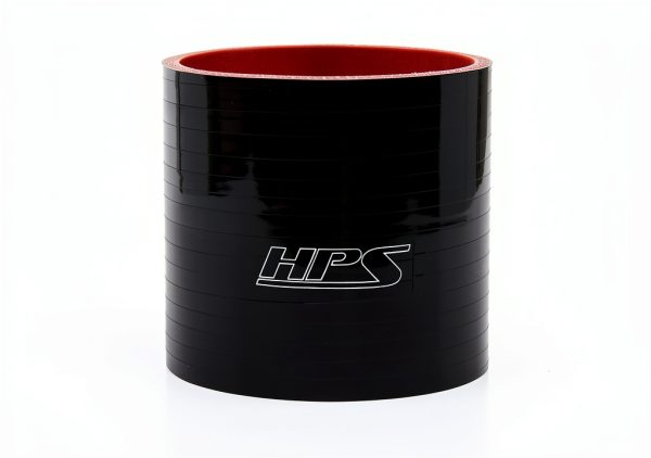 HPS HTSC-175-BLK Silicone High Temperature 4-Ply Reinforced Straight Coupler Hose, 100 PSI Maximum Pressure, 3" Length, 1.75" ID, Black-0