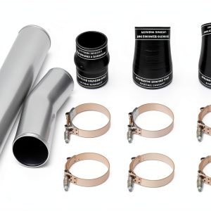 Mishimoto MMICP-RAM-94BK Intercooler Pipe Kit Fits Dodge Ram Cummins 5.9L 1994-2002 Black-0