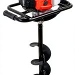 XtremePowerUS 52CC 2-Stroke Gas Powered Earth Auger, Post Hole Digger with 8" Bit, EPA Certified Heavy Duty Fence Post Hole Drill for Garden, Farm, Tree Planting-0